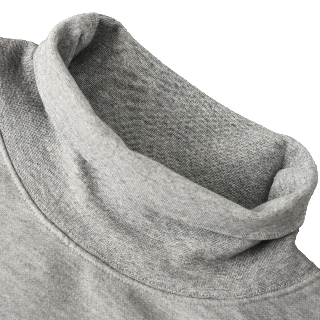 Acne Studios Blurred Print Logo Turtleneck Sweatshirt view 4