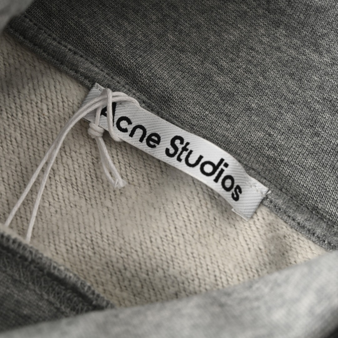 Acne Studios Blurred Print Logo Turtleneck Sweatshirt view 6