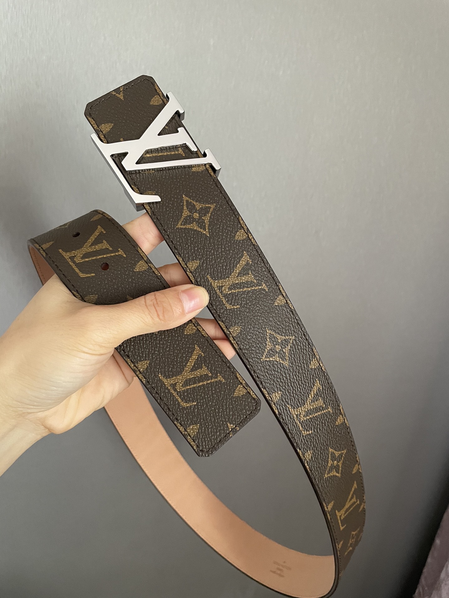 Louis Vuitton Damier Canvas Belt with LV Buckle view