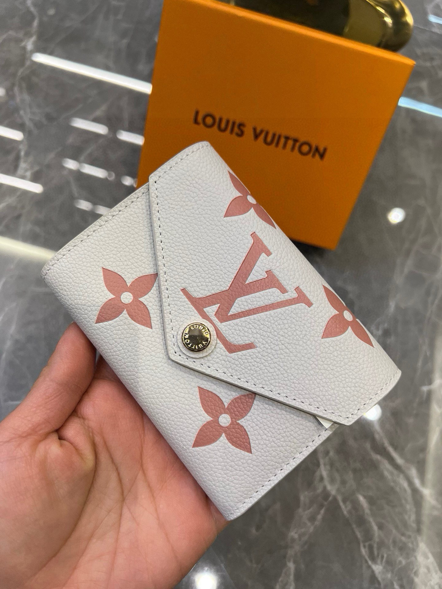 Louis Vuitton M82062 Monogram Unplant Victorine Wallet view