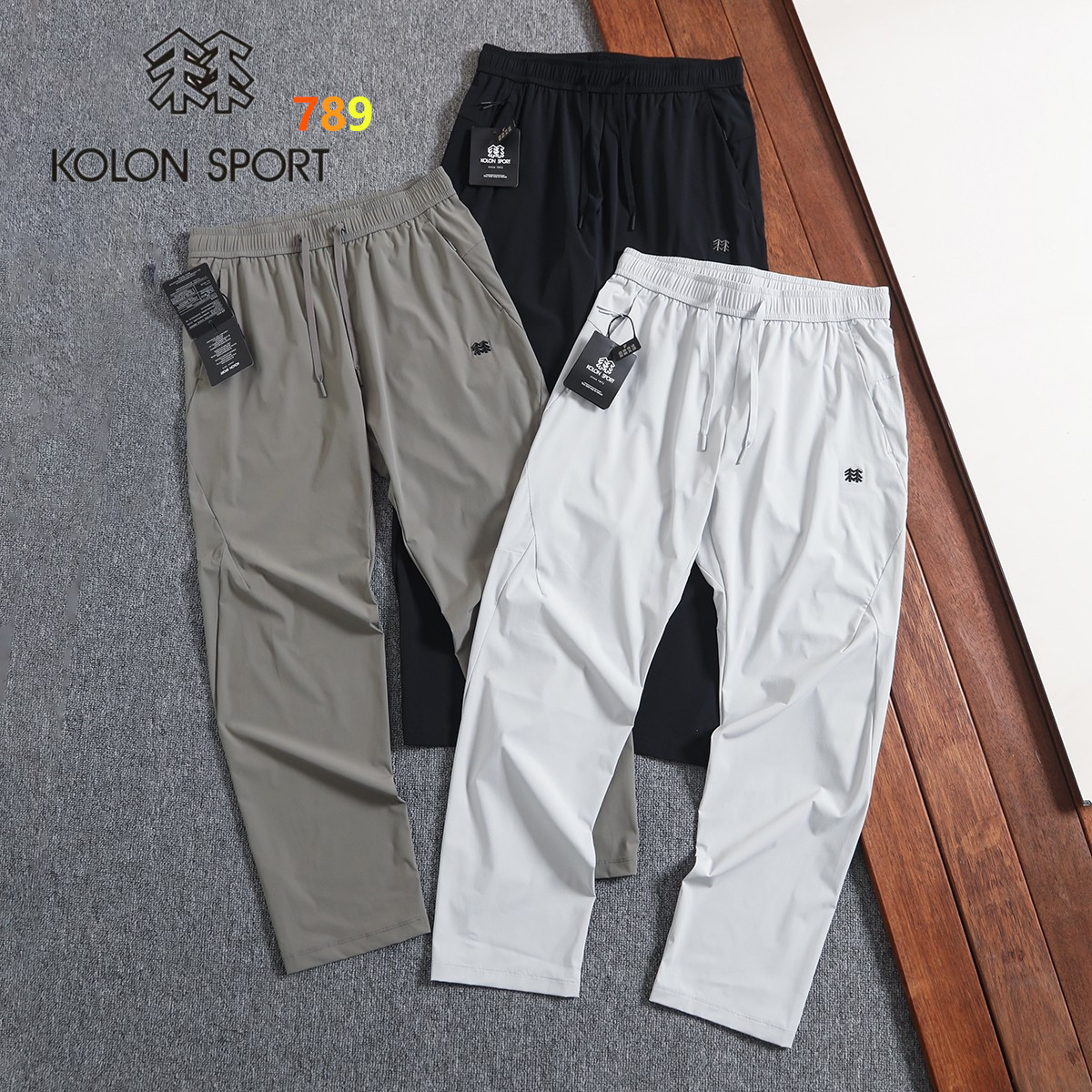Kolon Sport Outdoor Tapered Soft-Shell Jogger Pants view 1