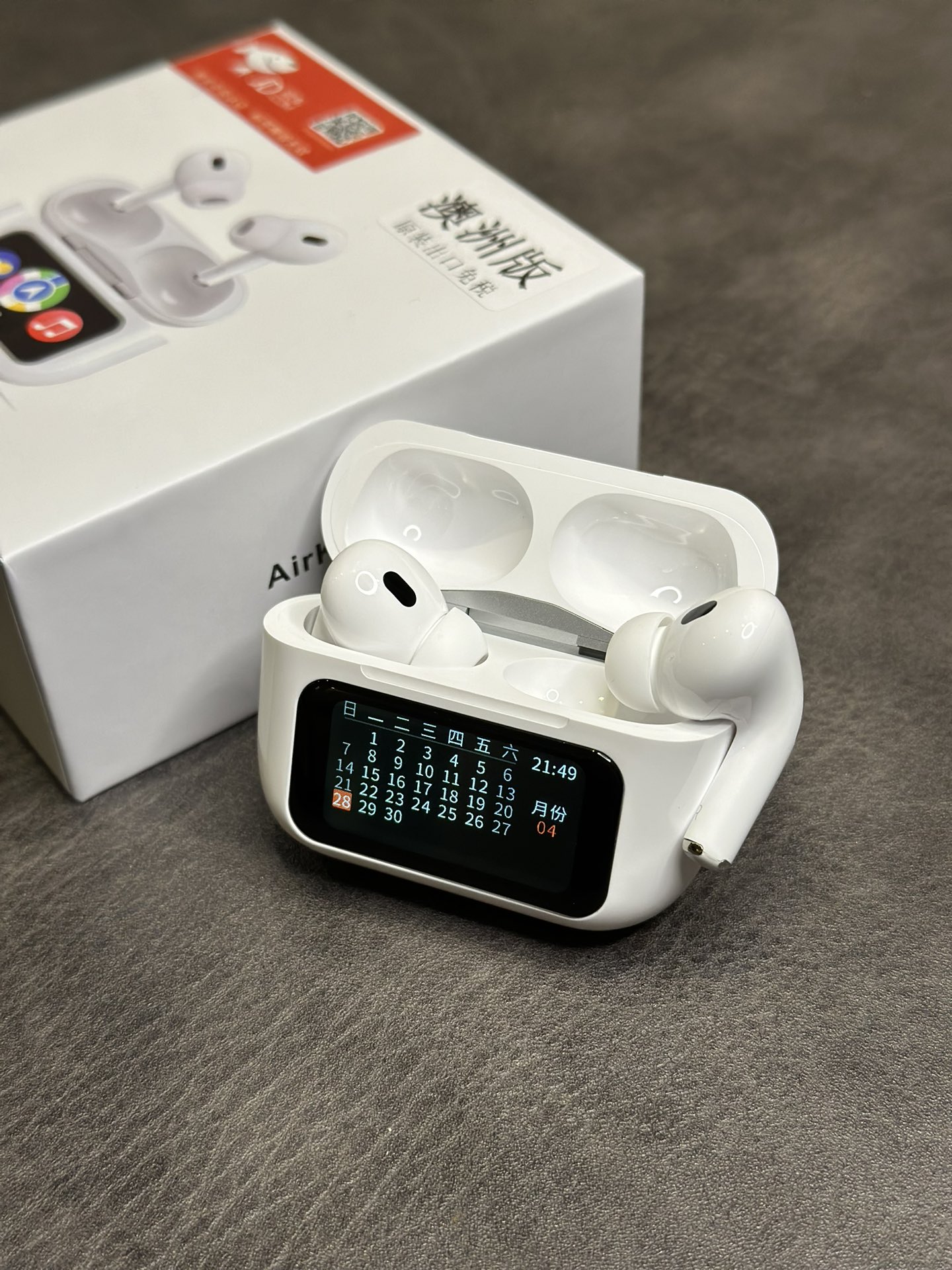 Apple AirPods Pro 3 Display-Screen Edition 1:1 Replica Wireless Earphones view