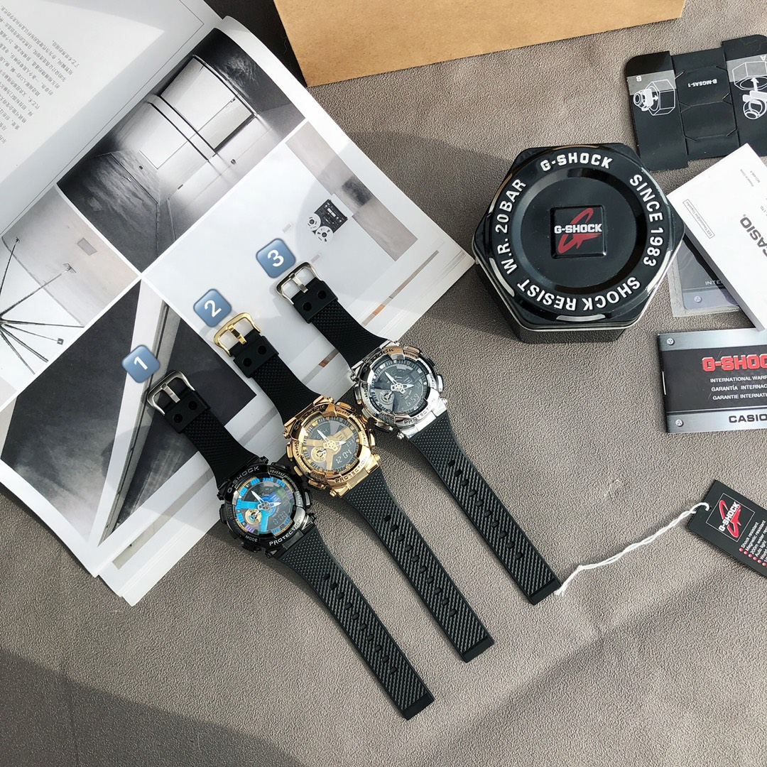 Casio G-Shock GM-110 Metal Bezel Series Sport Watch