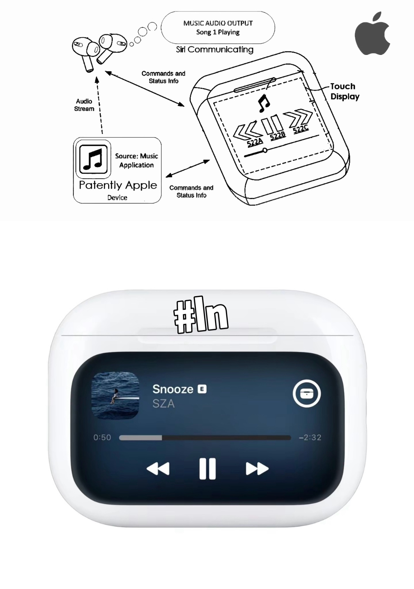 Apple AirPods Pro 3 Display-Screen Edition 1:1 Replica - Early Release