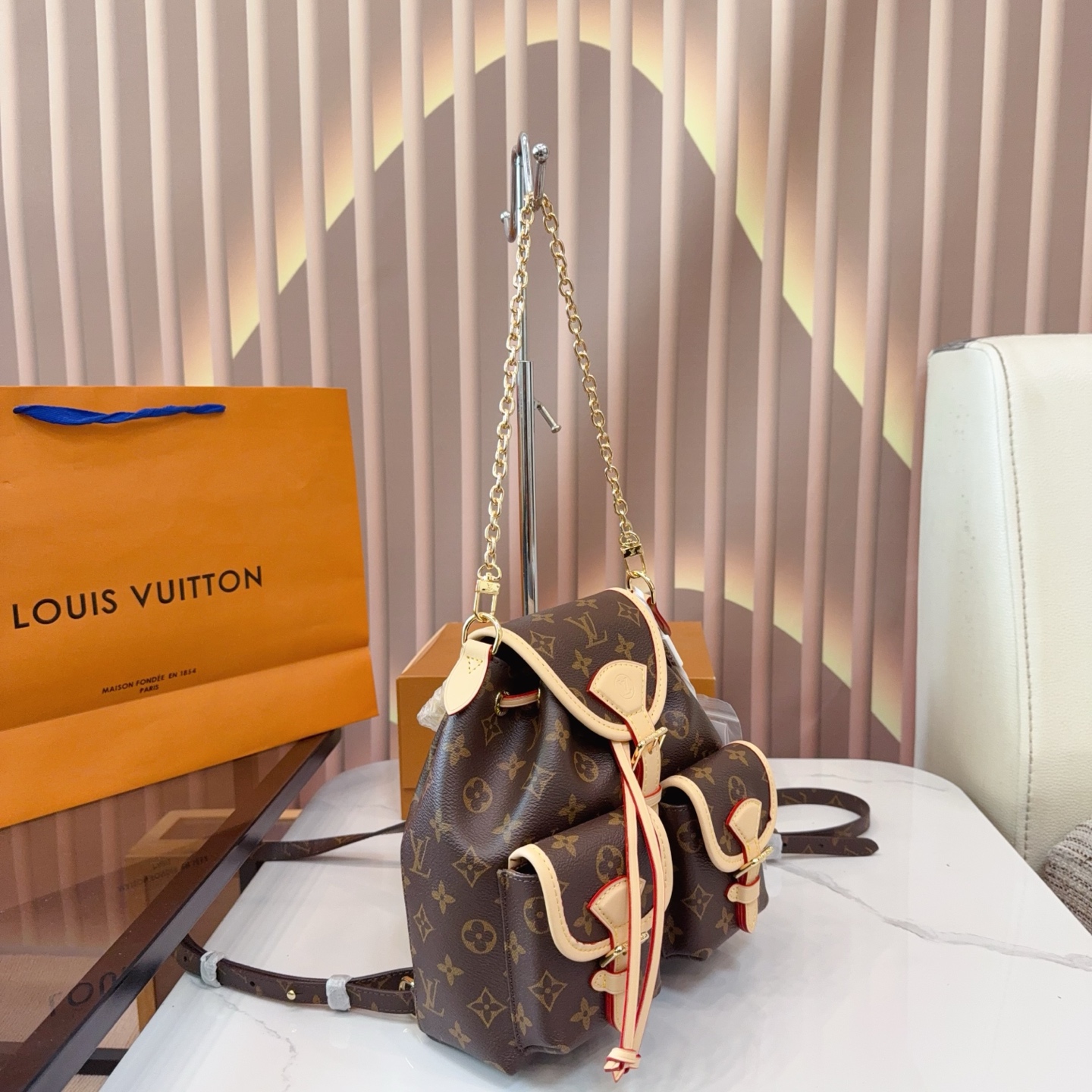 Louis Vuitton LV New Season Multi-Way Backpack 22x25cm view