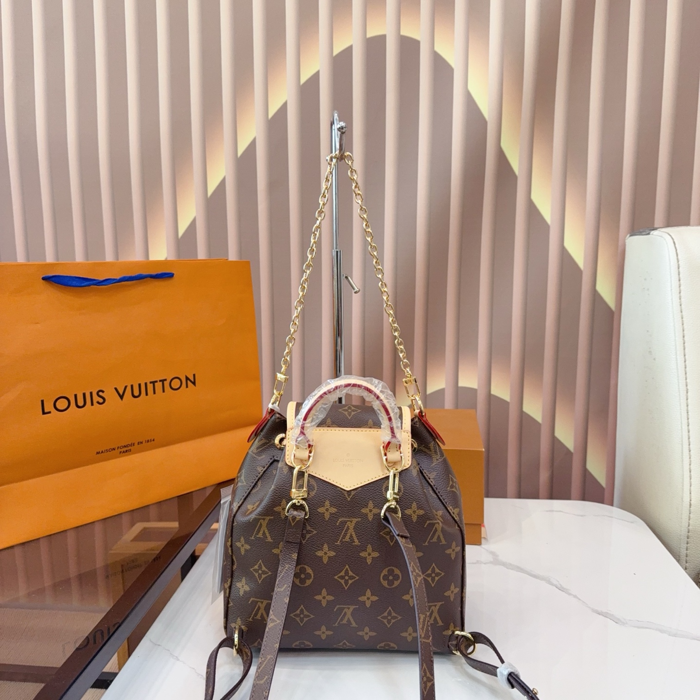 Louis Vuitton LV New Season Multi-Way Backpack 22x25cm view