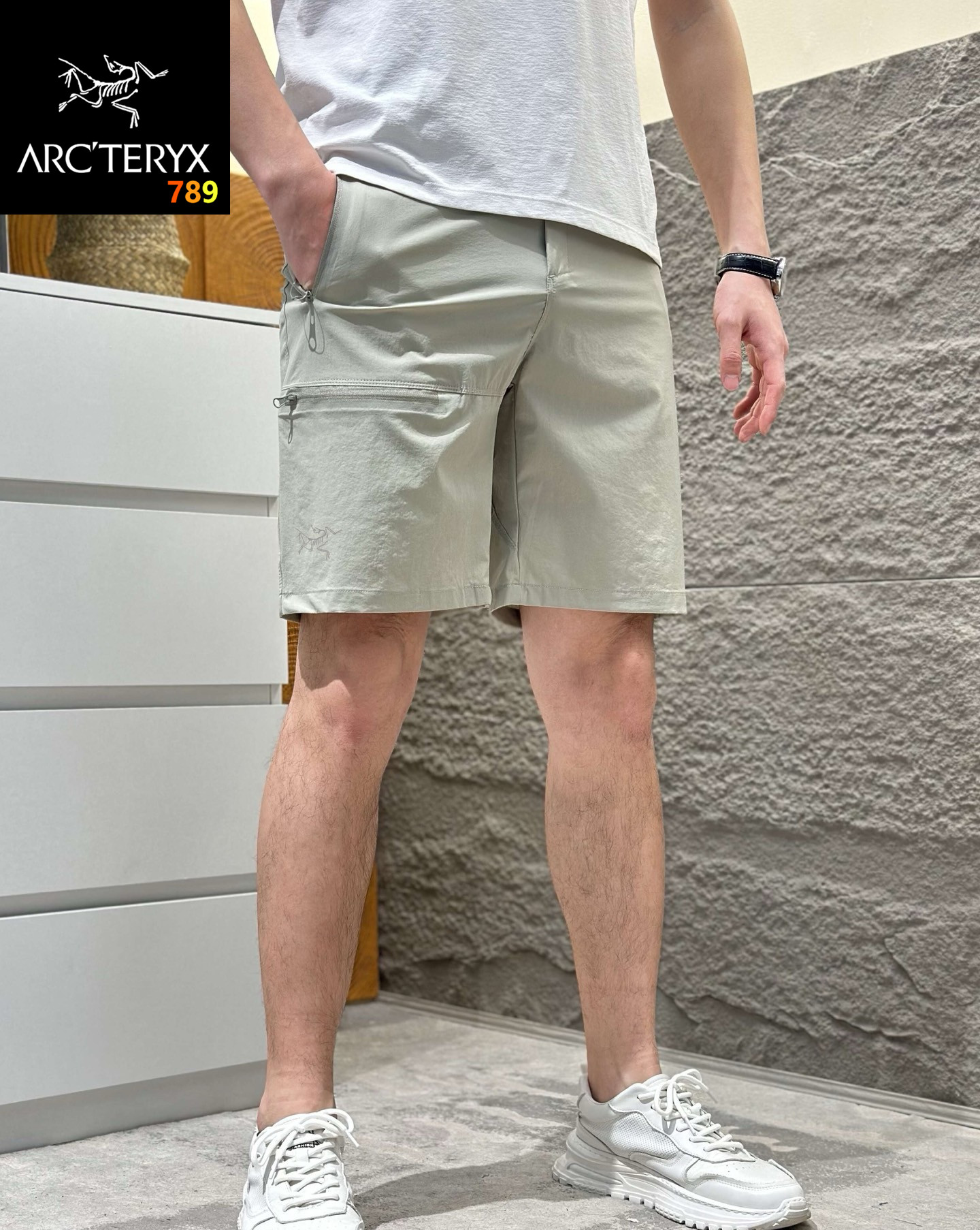 Arc'teryx Lightweight Stretch Cargo Shorts view 2