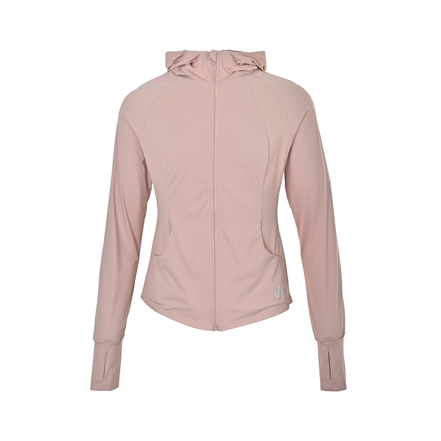 Alo Yoga Sun-Protective Slim-Fit Hooded Windbreaker Jacket (Women's)
