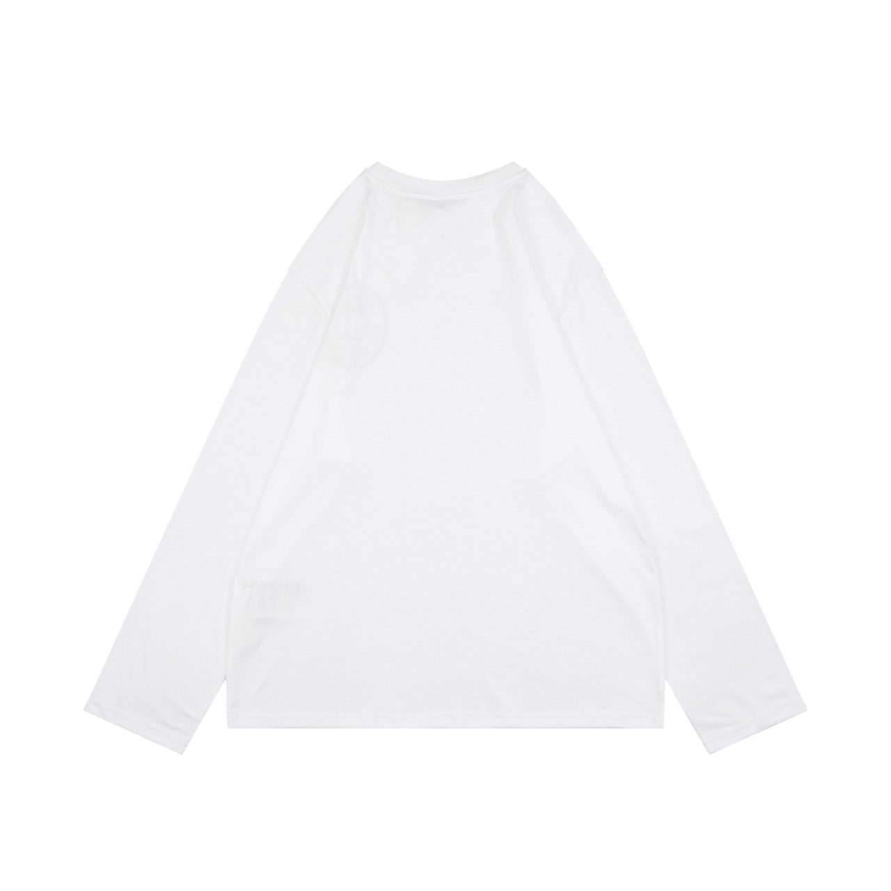 Acne Studios Mottled-Circle Badge Long-Sleeve T-Shirt view 2