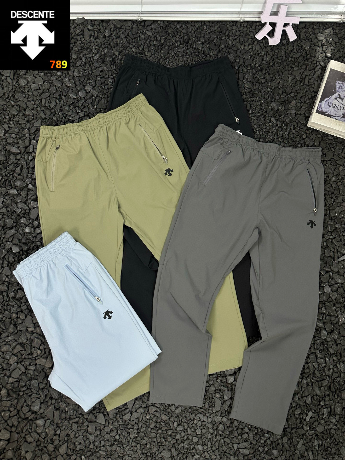 Descente Cool-Sensation Quick-Dry Stretch Outdoor Running Pants view 1