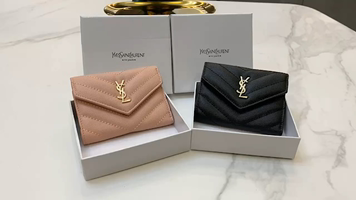 Saint Laurent Trifold Compact Wallet