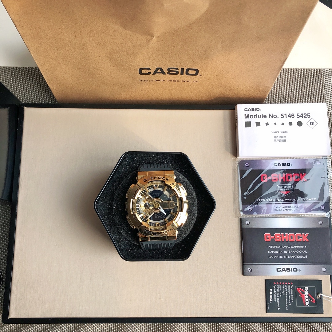 Casio G-Shock GM-110 Metal Case "Dark Ocean" Limited Sport Watch view