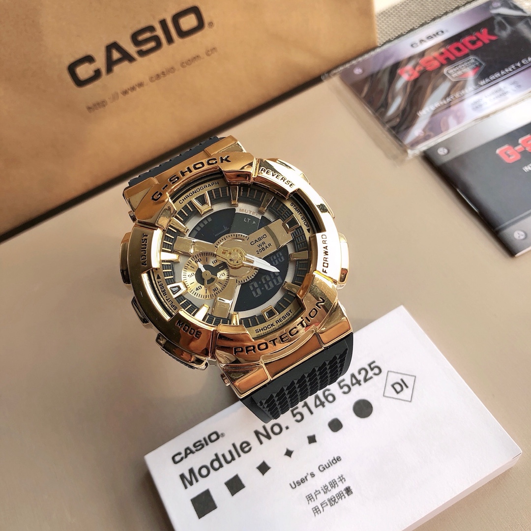 Casio G-Shock GM-110 Metal Case "Dark Ocean" Limited Sport Watch view