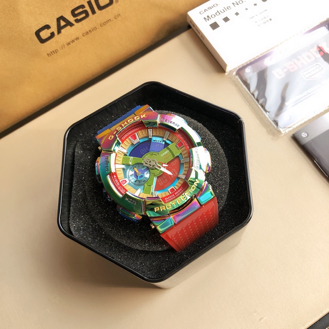 Casio G-Shock GM-110 Metal Case Sport Watch Three Colourways view