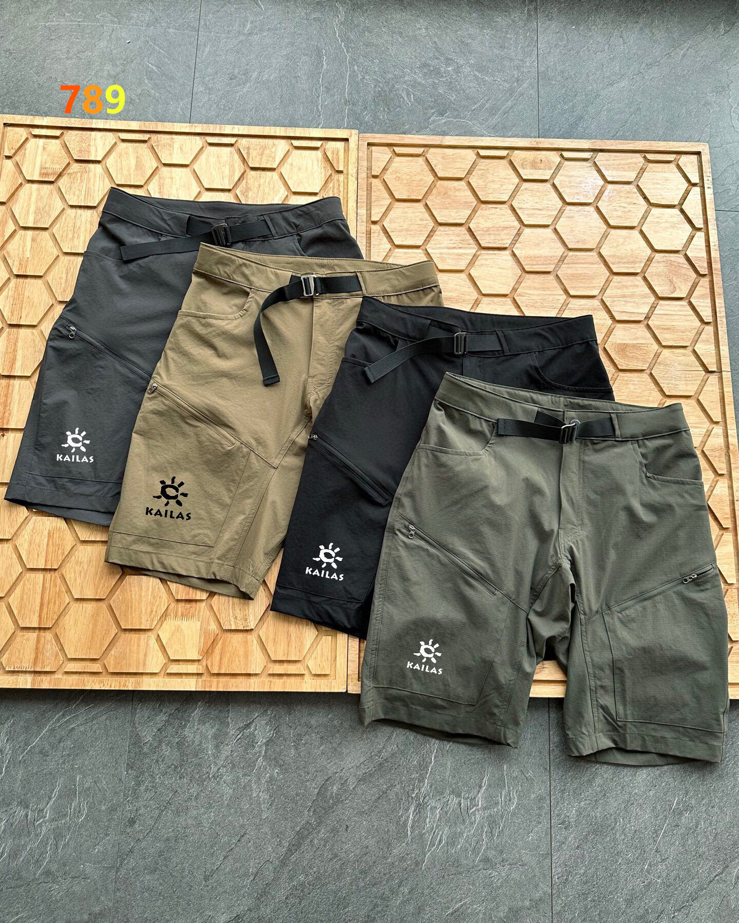 Kailas Cargo-Style Stretch Quick-Dry Shorts view 1