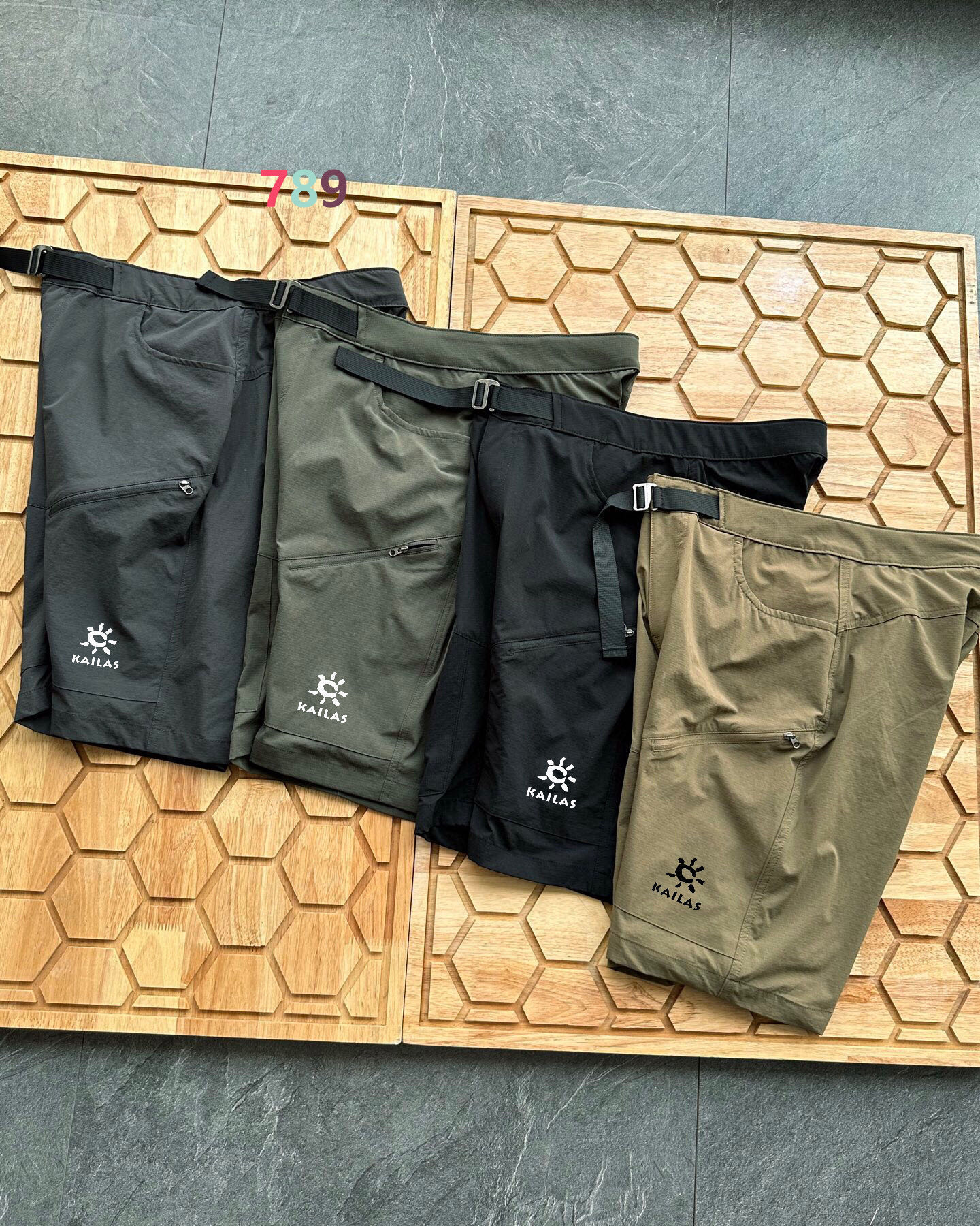 Kailas Cargo-Style Stretch Quick-Dry Shorts view 6