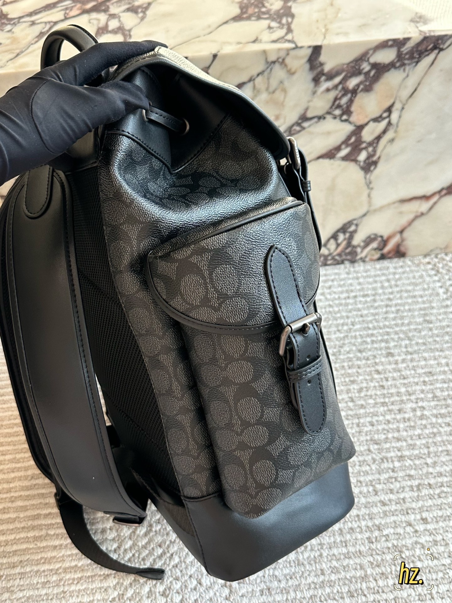 Coach Men's Classic Double-Zip Backpack 40x30cm view
