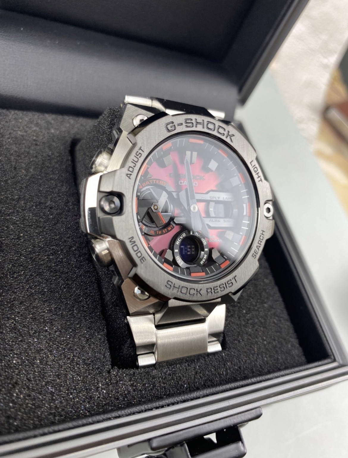 Casio G-Steel GST-B400 Slim Multi-Function Watch Steel or Rubber Strap view