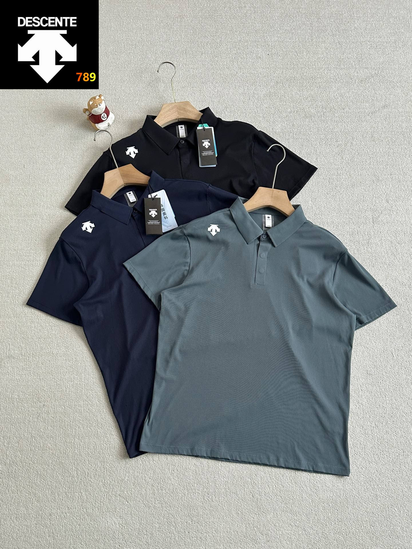 Descente Summer Performance Bonded-Seam Polo Shirt view 1