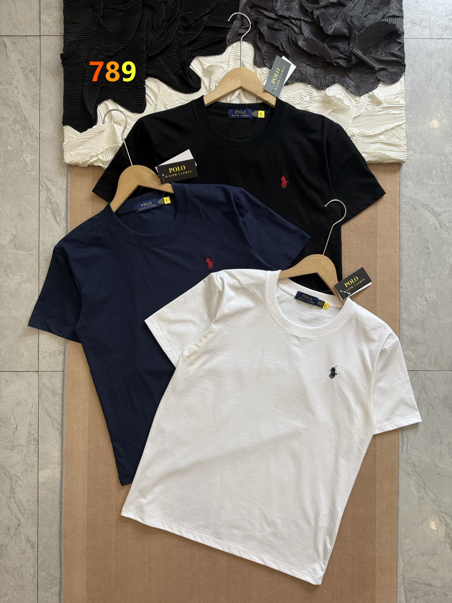 Polo Ralph Lauren Classic Pony Embroidered Crewneck T-Shirt view 4