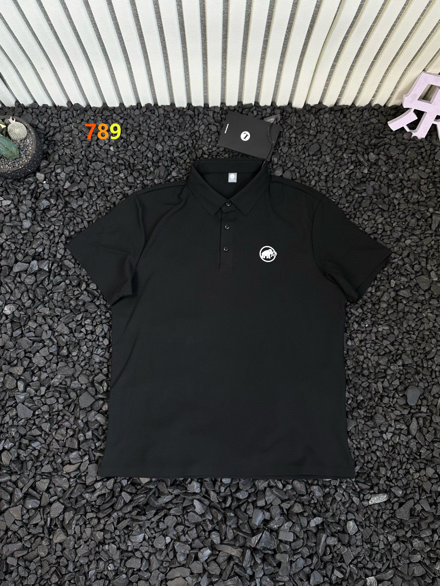 Mammut Logo Print Quick-Dry Polo Shirt view 2
