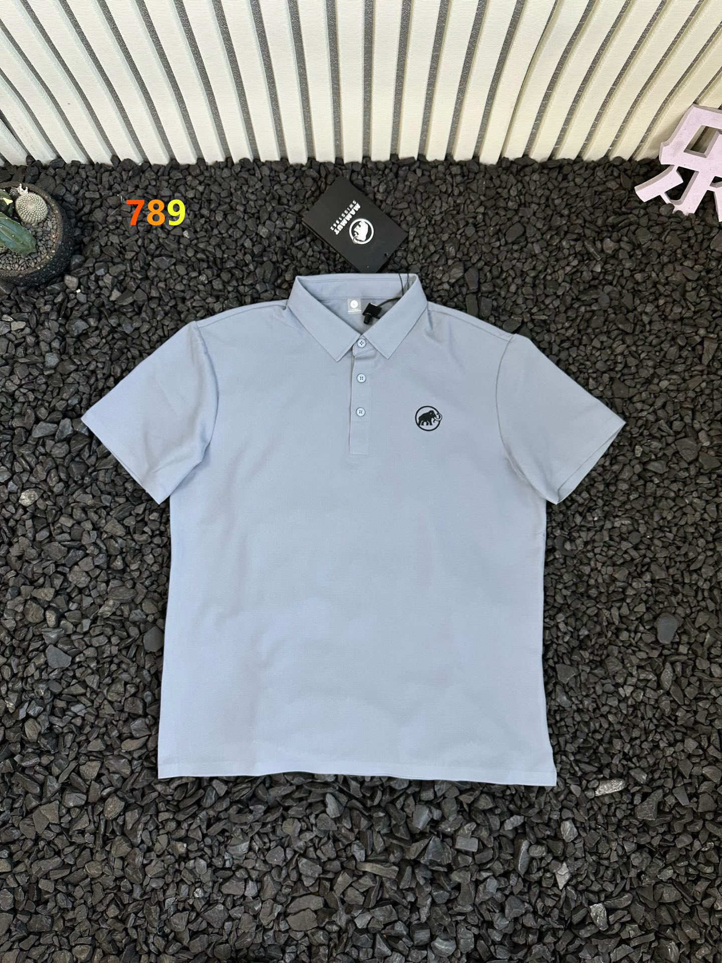 Mammut Logo Print Quick-Dry Polo Shirt view 3