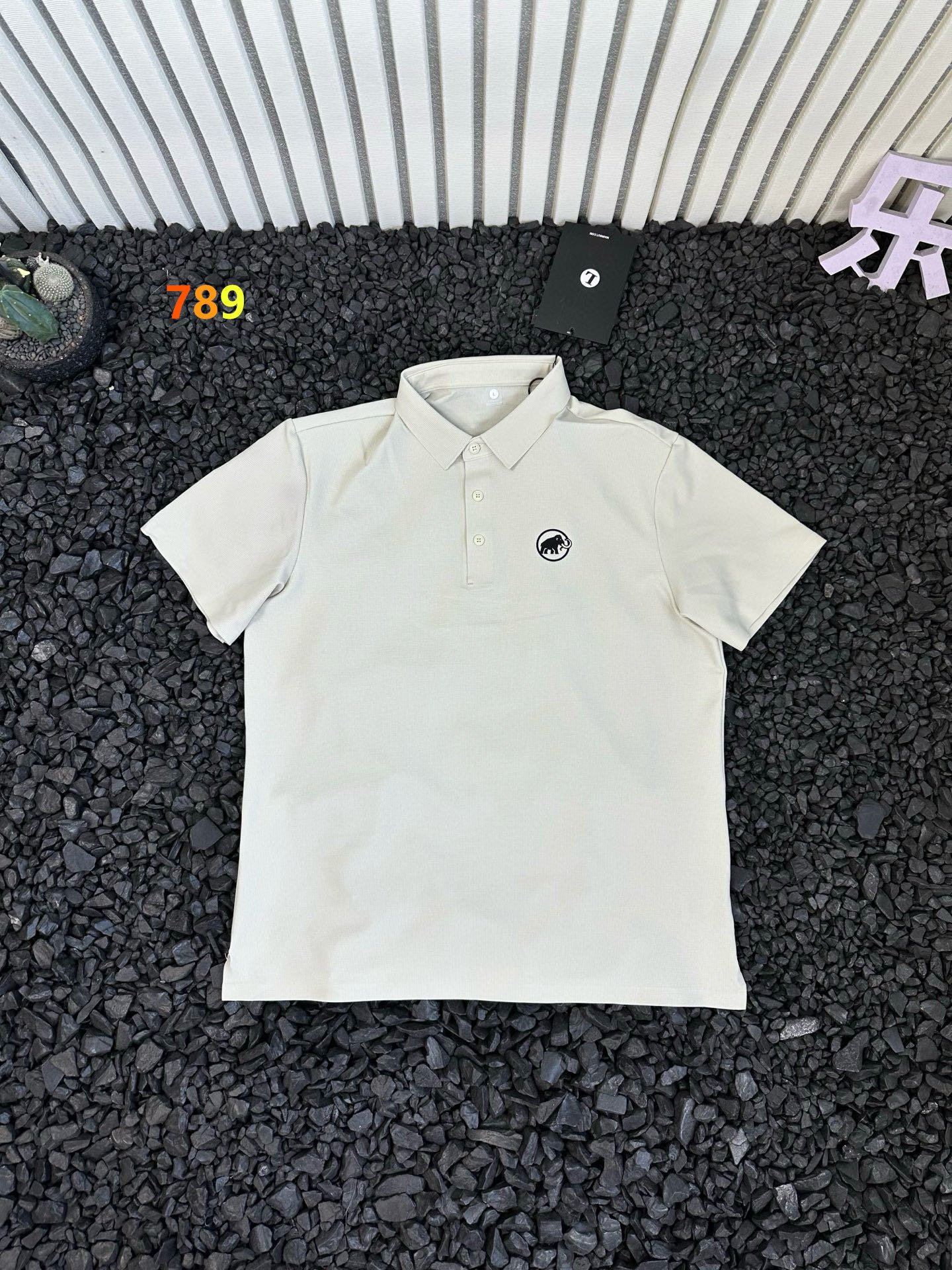 Mammut Logo Print Quick-Dry Polo Shirt view 4