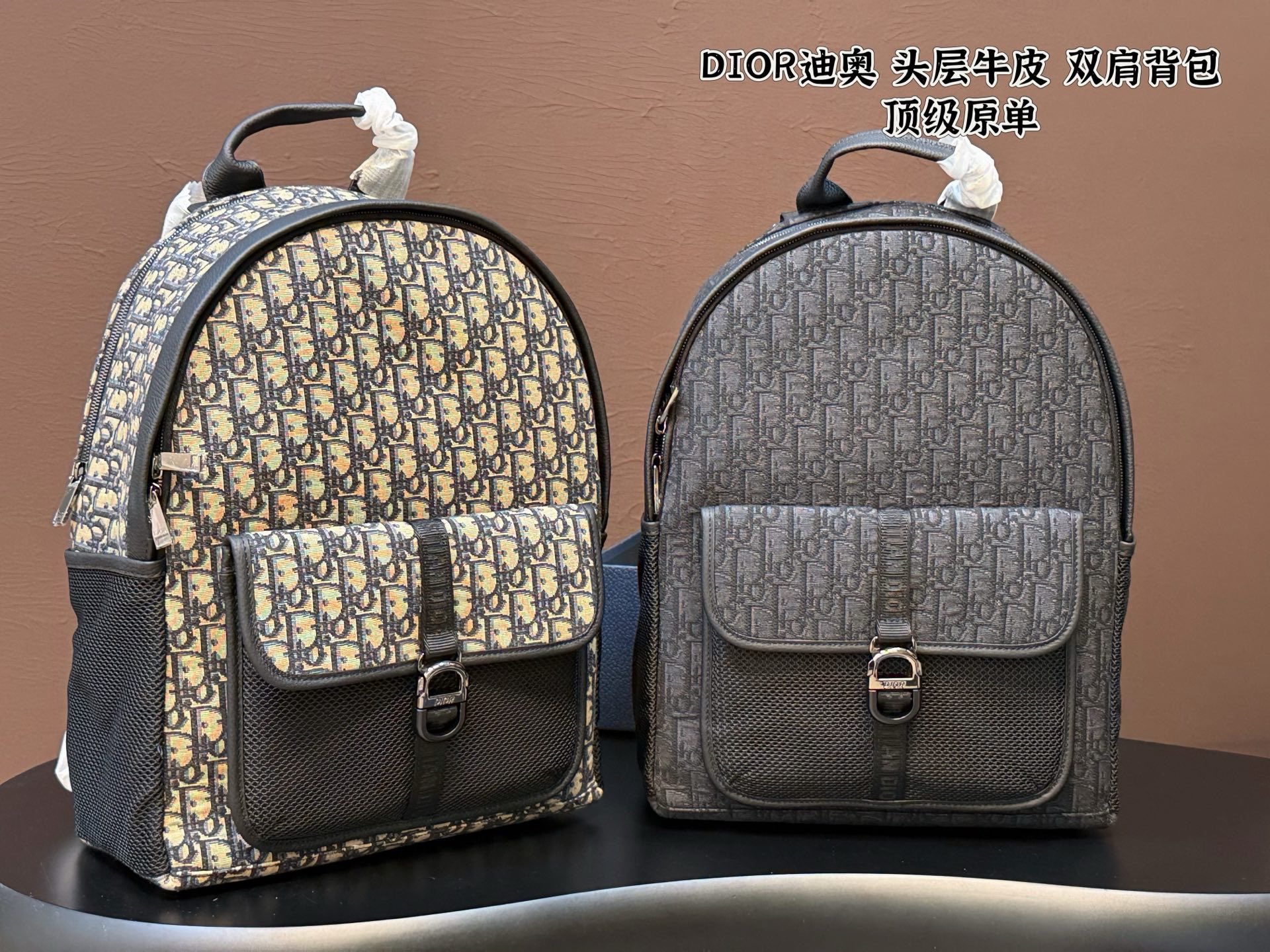 Dior Dior 8 Oblique Canvas Embroidered Backpack 30x40cm