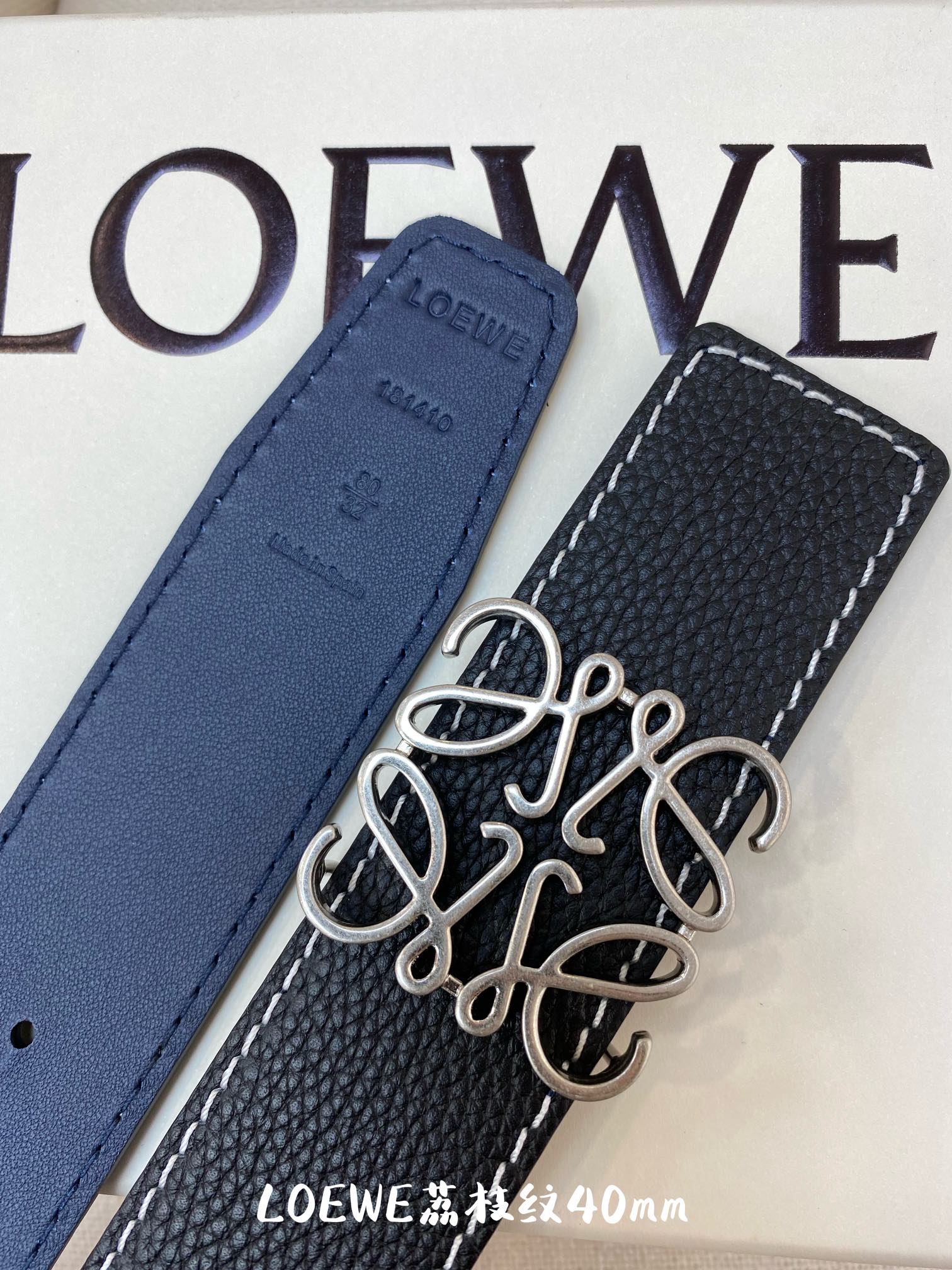 Loewe Double-Sided Calfskin Belt 40mm view