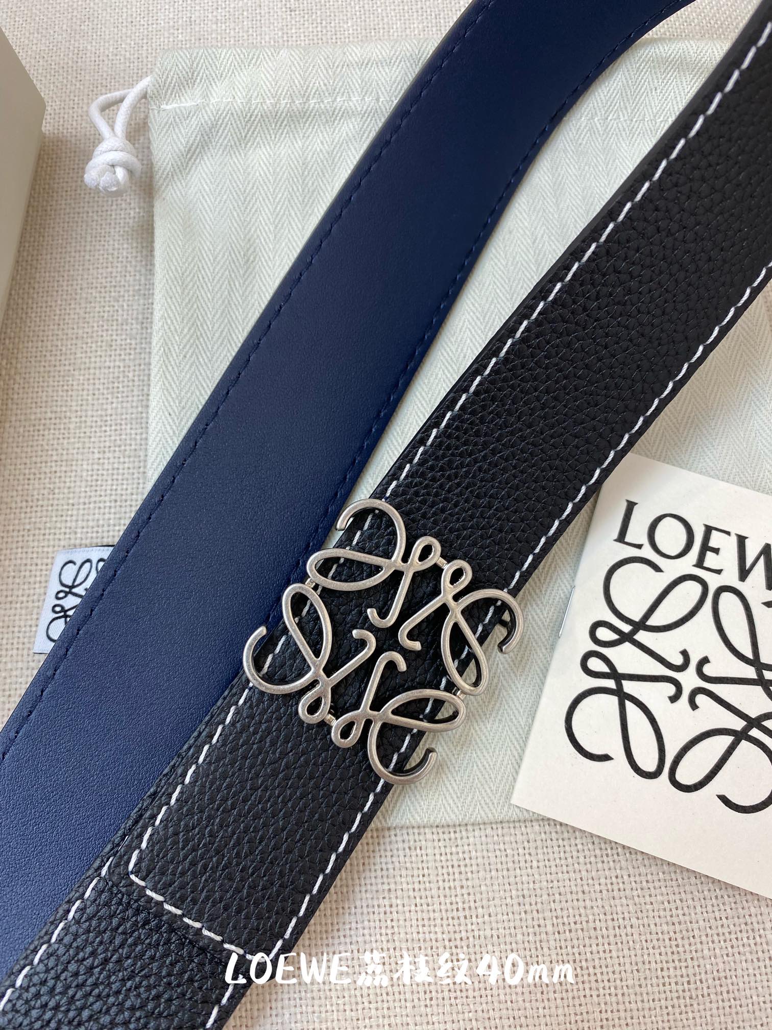 Loewe Double-Sided Calfskin Belt 40mm view