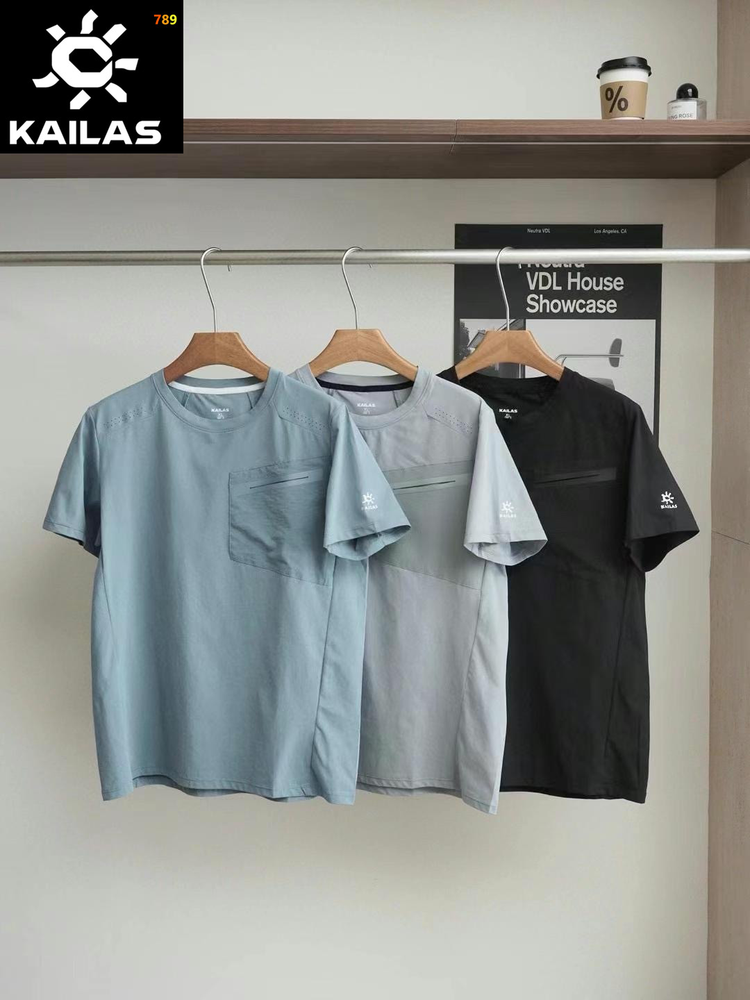 Kailas 5A Cool-Touch Logo Pocket Quick-Dry T-Shirt view 1