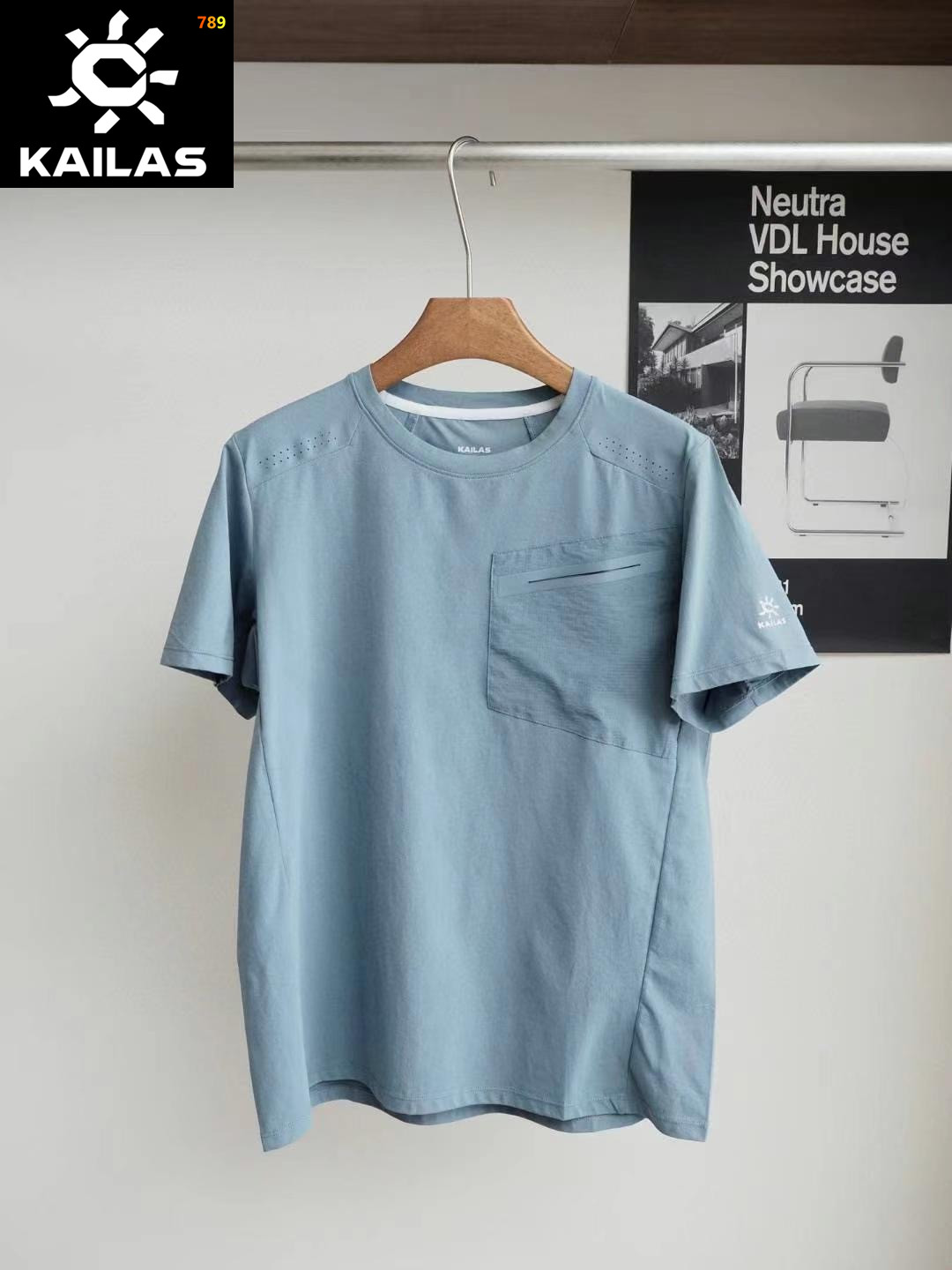 Kailas 5A Cool-Touch Logo Pocket Quick-Dry T-Shirt view 2