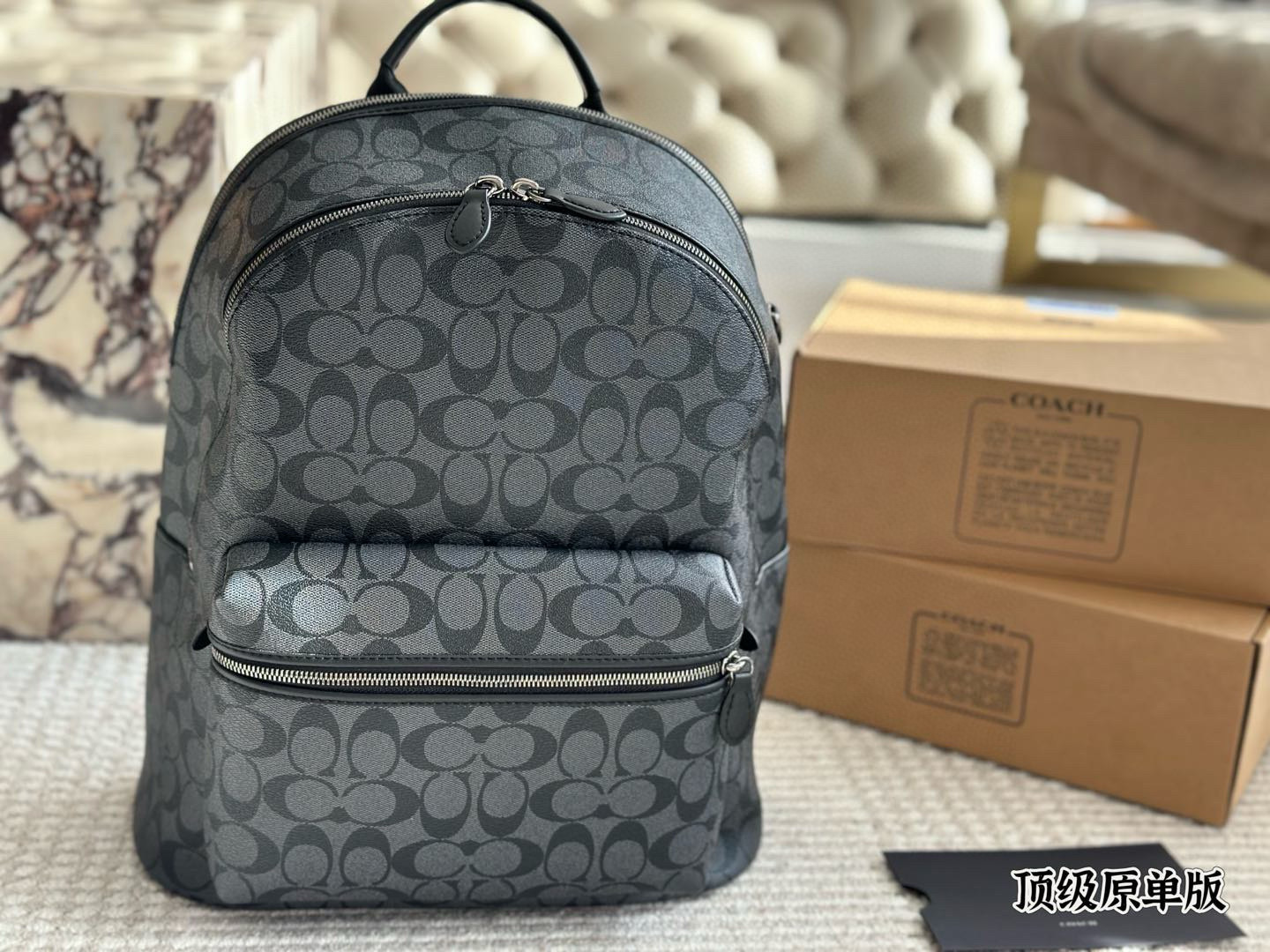 Coach Classic Signature Backpack