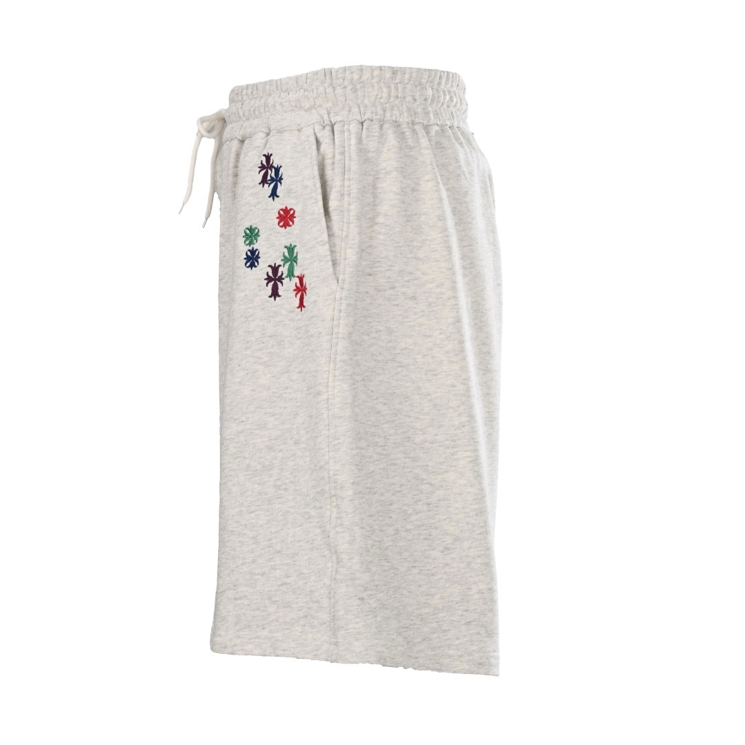 Chrome Hearts Floral Embroidered Pocket Shorts view 2
