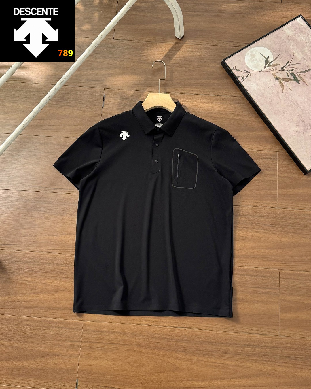 Descente Seamless Heat-Press Rapid-Dry Polo Shirt view 2