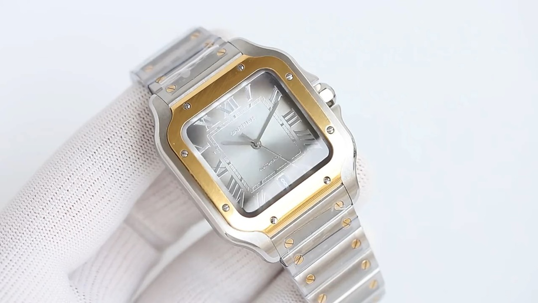 Cartier Santos Large Steel 47.5 x 39.8 mm Miyota 9015 -- Taiwan Factory Edition