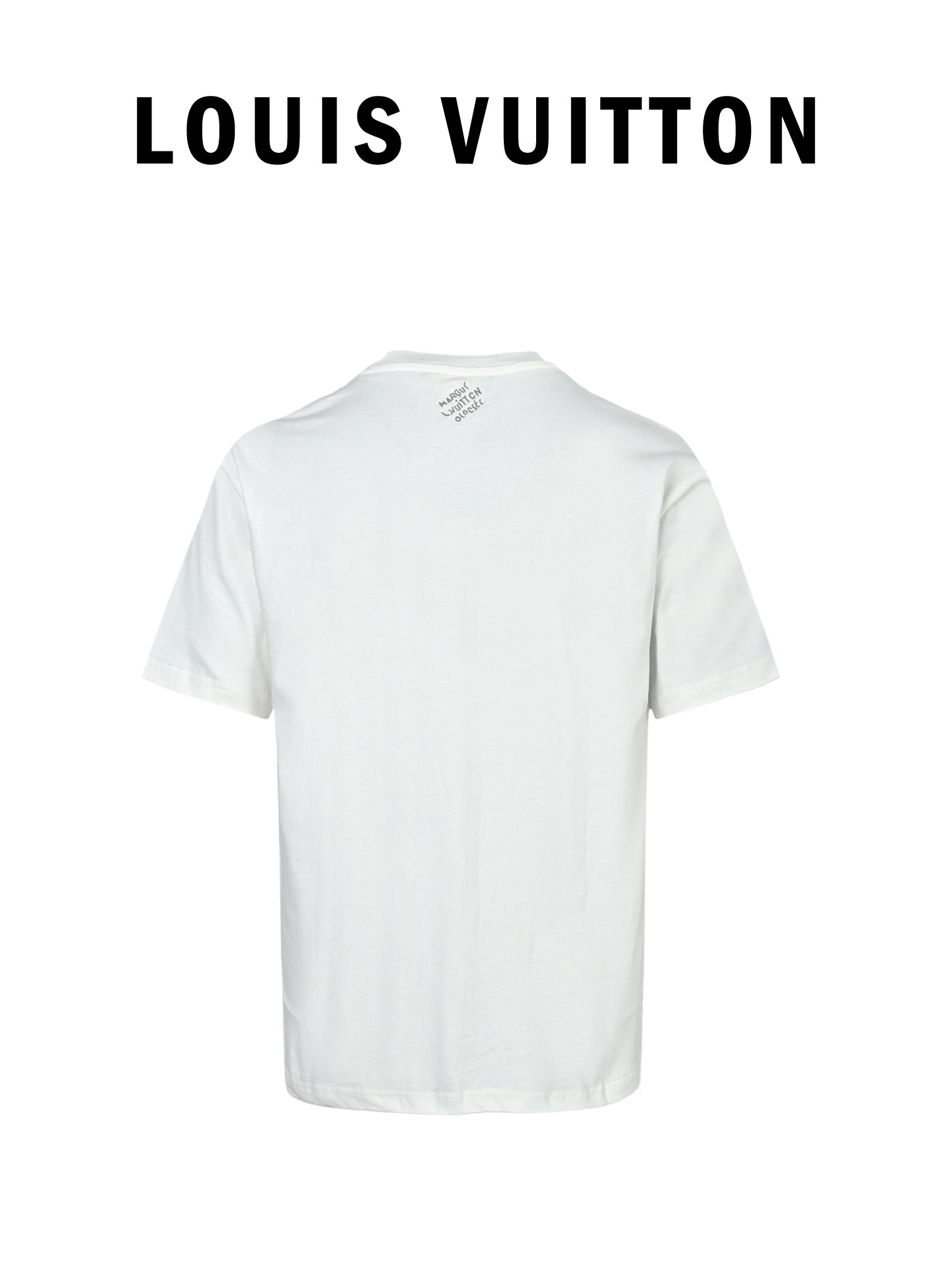 Louis Vuitton Stud and Floral Embroidery Short-Sleeve T-Shirt view 2