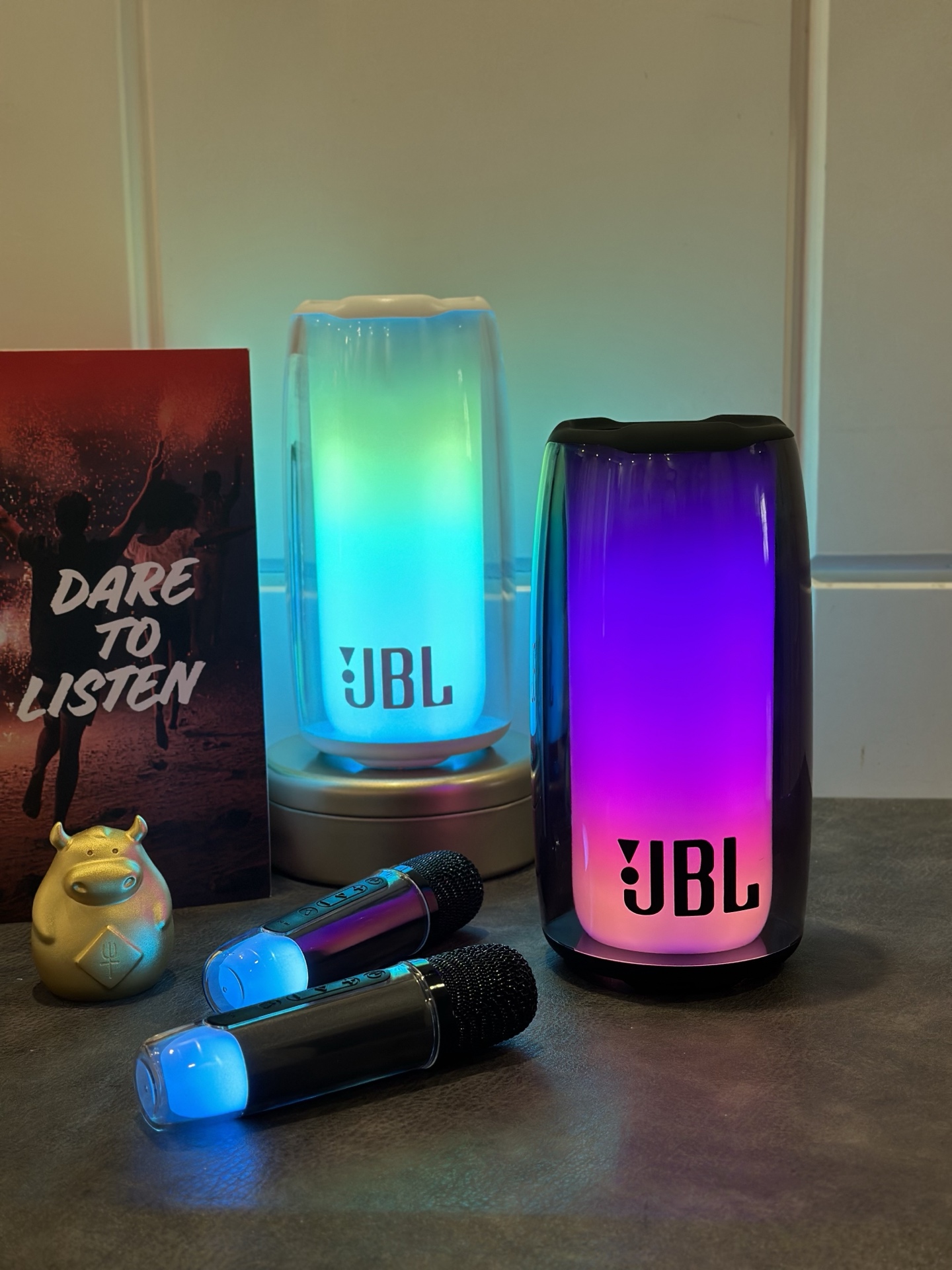 JBL Pulse Karaoke Bluetooth Speaker with 2 Wireless Microphones view