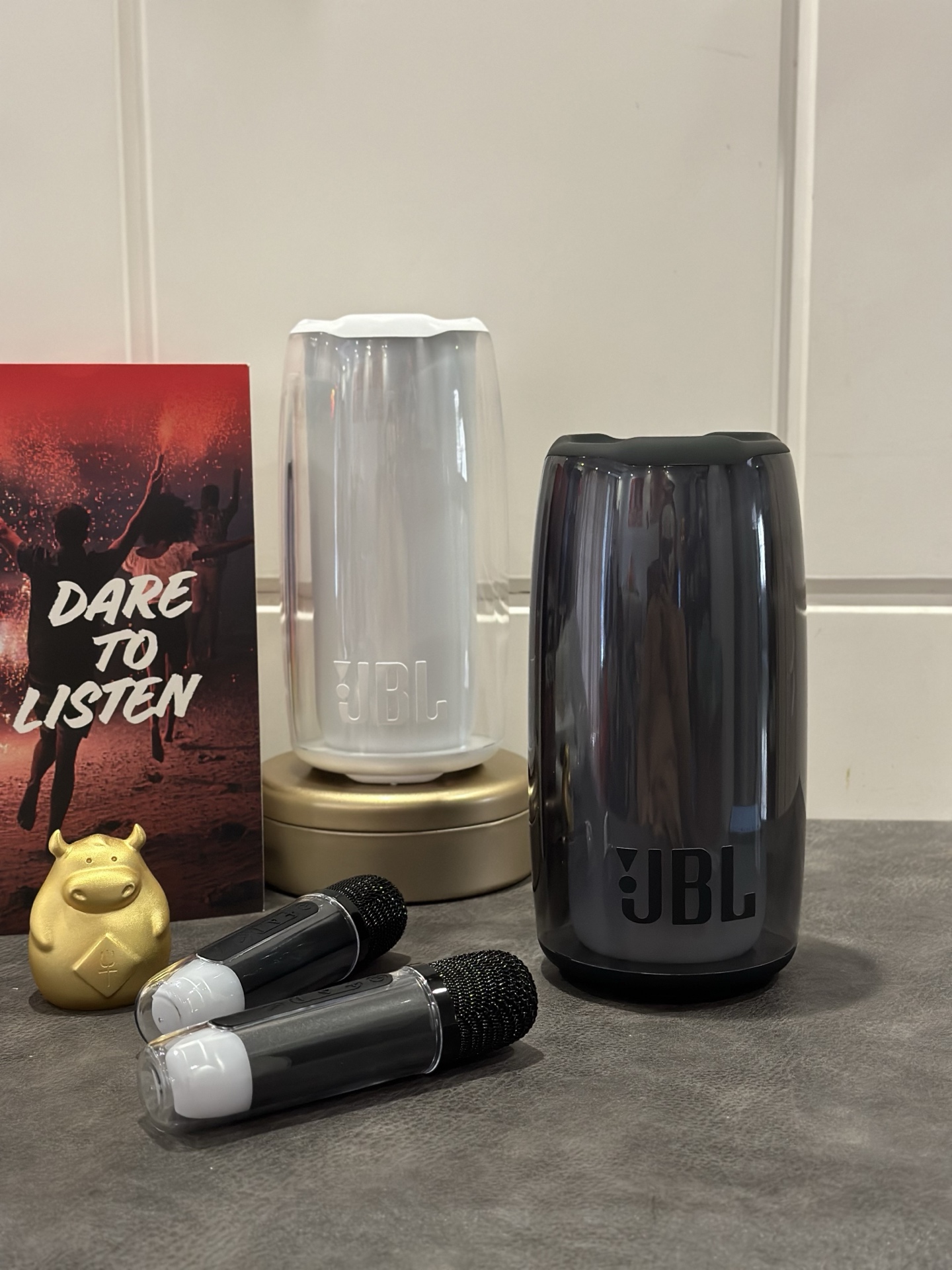 JBL Pulse Karaoke Bluetooth Speaker with 2 Wireless Microphones view