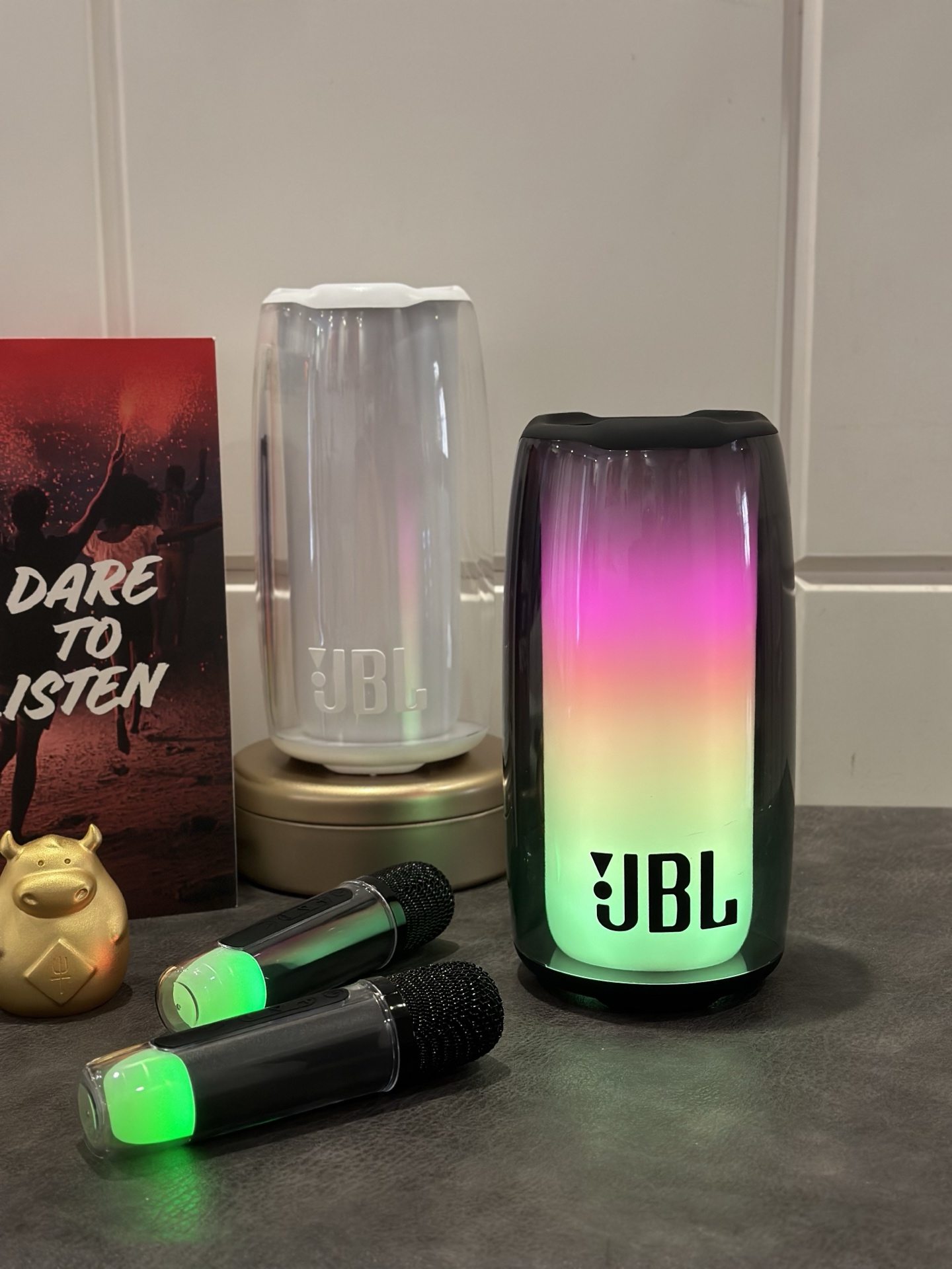 JBL Pulse Karaoke Bluetooth Speaker with 2 Wireless Microphones view