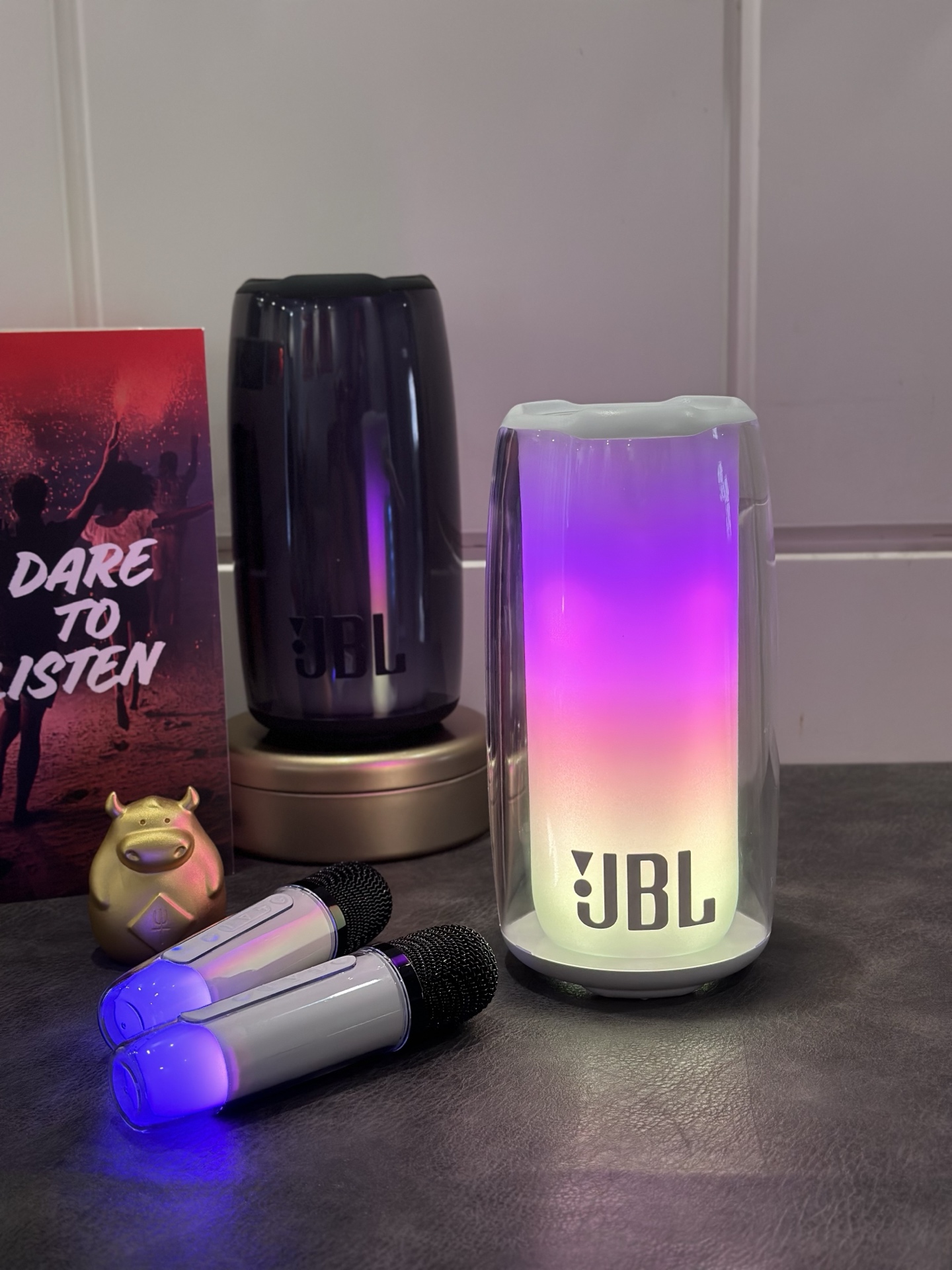 JBL Pulse Karaoke Bluetooth Speaker with 2 Wireless Microphones view