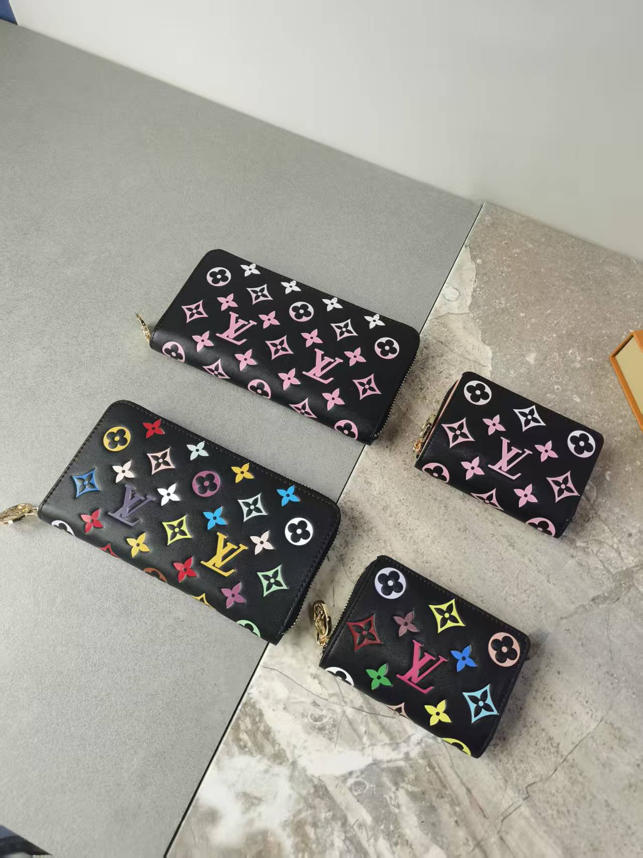 Louis Vuitton Lou Coussin M12378 Compact Wallet 11 x 9 cm Black
