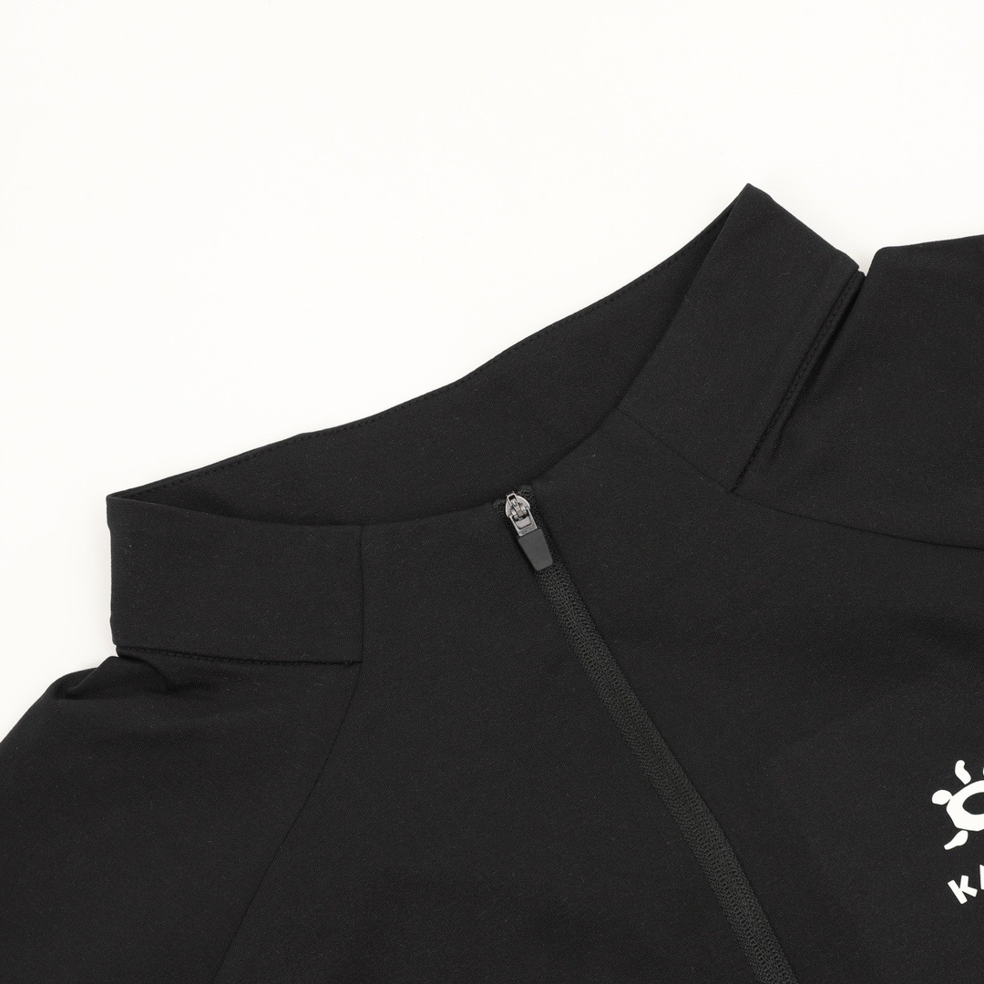 Kailas Half-Zip Stand-Collar Long-Sleeve Sweatshirt view 3