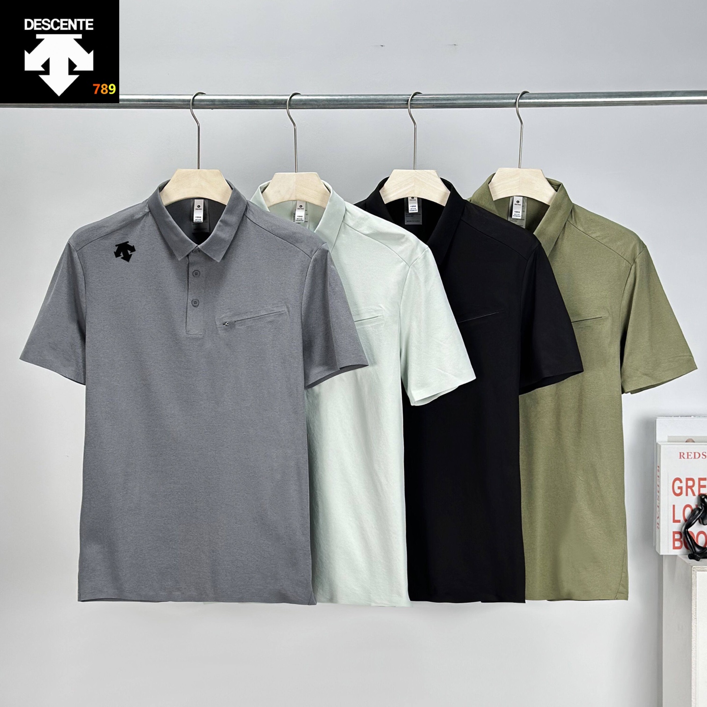 Descente Summer Heat-Seal Pocket Quick-Cool T-Shirt view 1