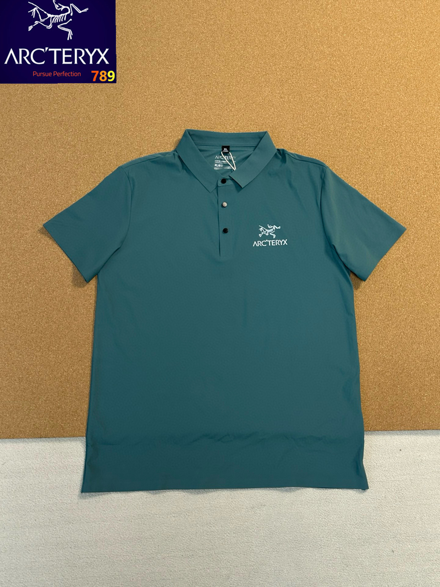 Arc'teryx Printed Logo Quick-Dry Polo Shirt (Unisex) view 4