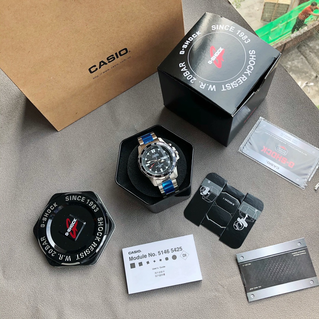 Casio MTD-1079D Black Submariner-Style Sports Watch 44 mm