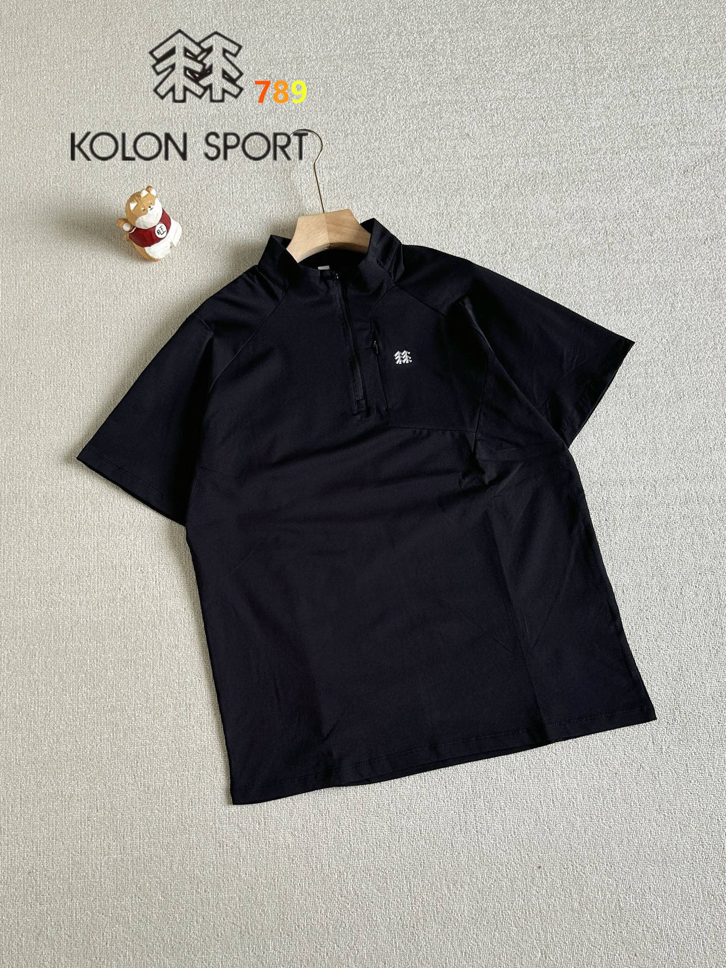 Kolon Sport Half-Zip Pocket Quick-Dry T-Shirt view 3