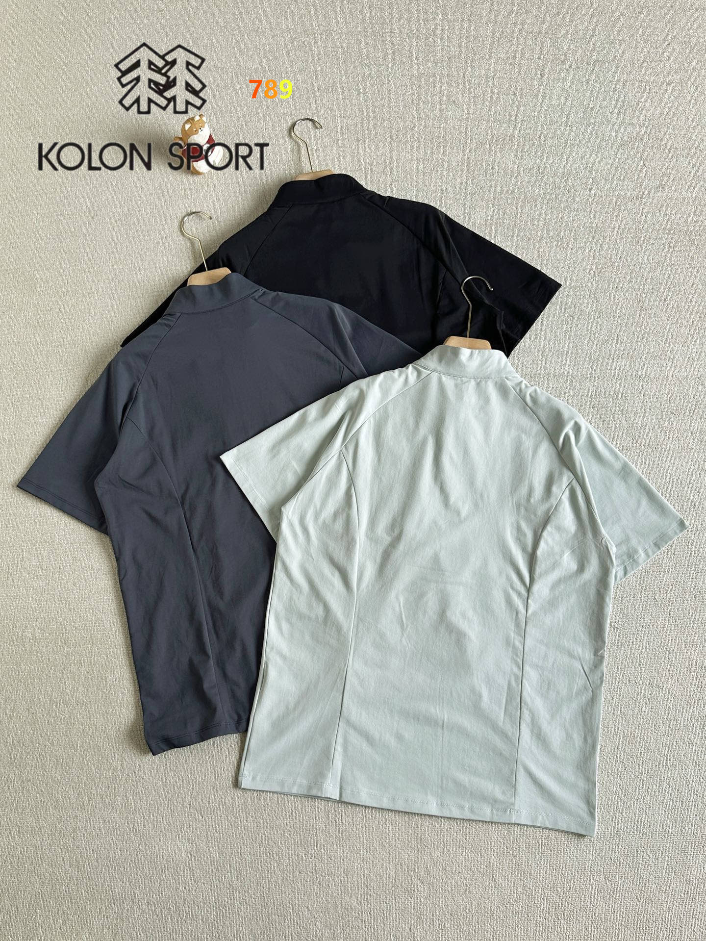 Kolon Sport Half-Zip Pocket Quick-Dry T-Shirt view 4