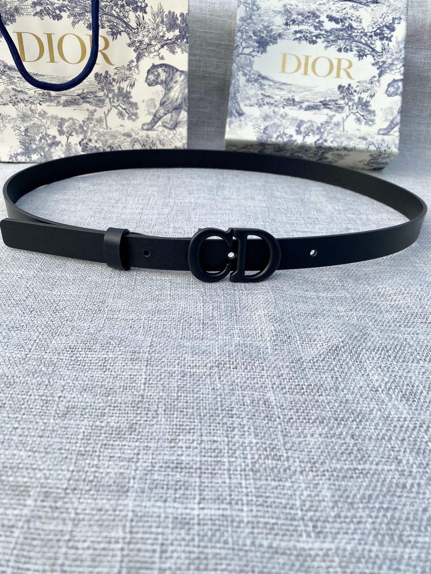 Dior Saddle CD Logo Reversible Belt 2.0 cm