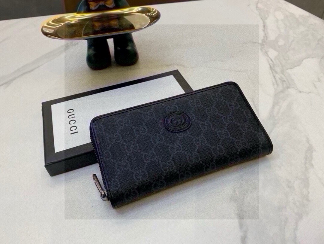 Gucci 8888 Men's Long Wallet Clutch 21 x 10 cm